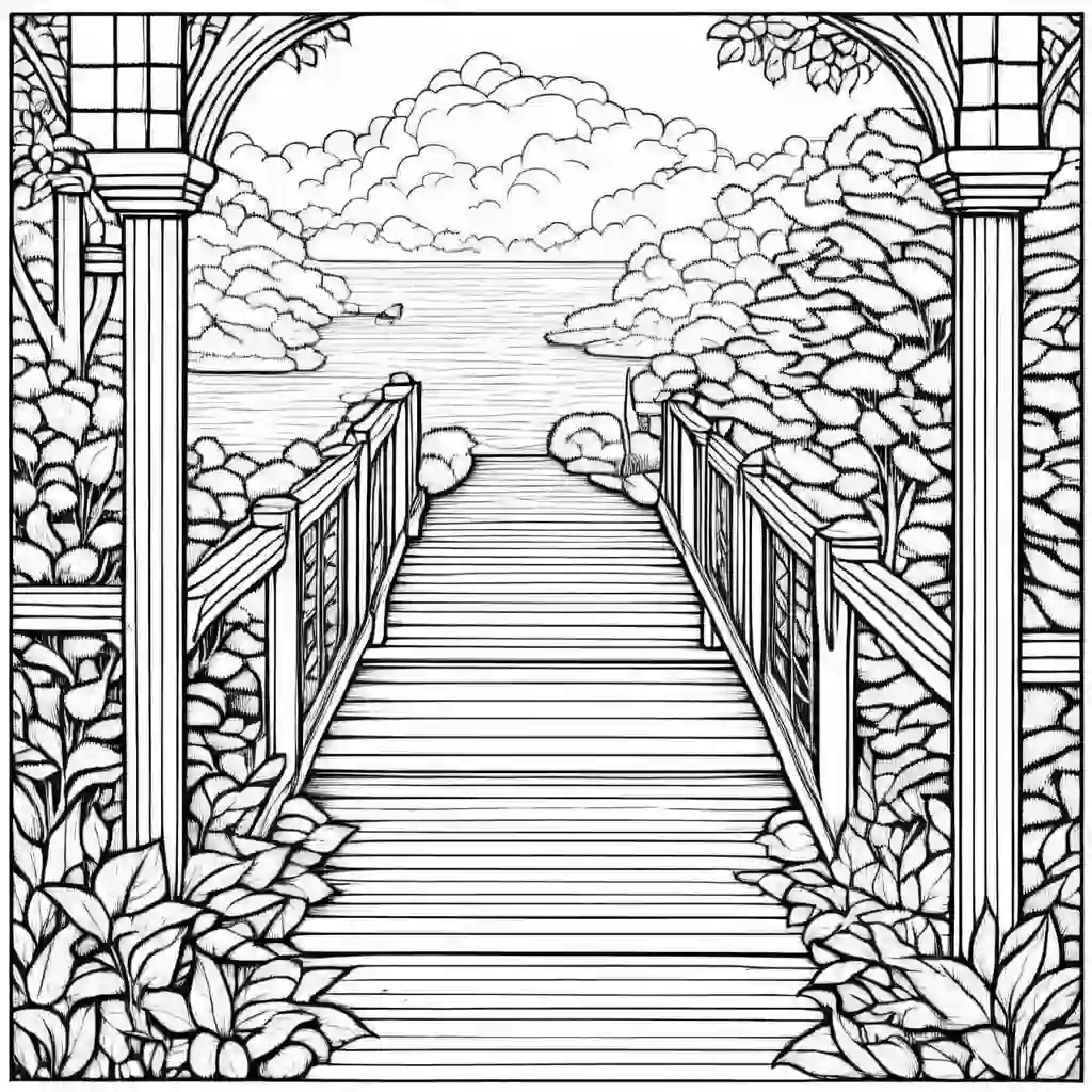 Deck coloring pages
